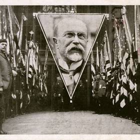 Tomáš Garrigue Masaryk - první prezident samostatného Československa.