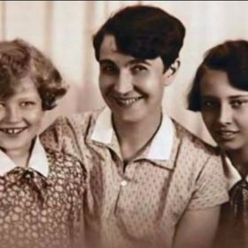 Sestra Zora, maminka a malá Ludmila.