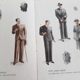 Pánské obleky první republiky.