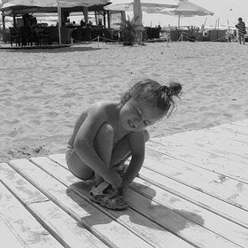 Děti si moře užívaly plnými doušky.