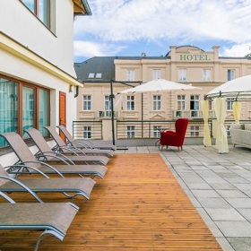 Využít můžete i sdílené terasy.