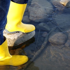 Holinky do deště i na nákupy