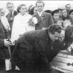 Pohřeb Jana Opletala.