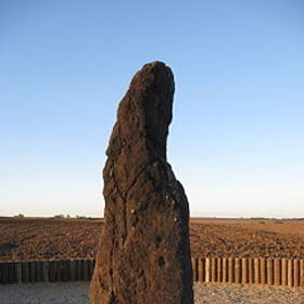 Jedná se o jediný menhir v Čehách