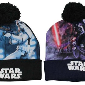 PODZIMNÍ / ZIMNÍ ČEPICE S BAMBULÍ STAR WARS, 131 Kč