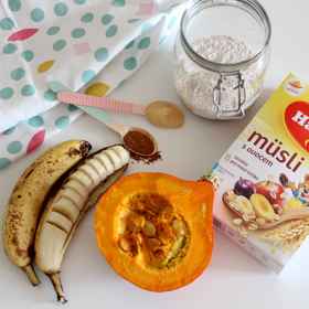 Lahodné dýňové sušenky pro malé děti.