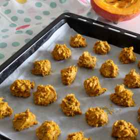 Zdravé dýňové sušenky z jednoho plechu.