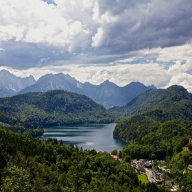 Bavorské Alpy se pyšní nádhernými výhledy