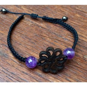 Nádherný náramek s ametystem podporuje imunitu