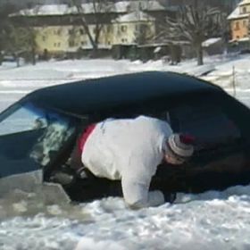 Zatím největší havárii měl Florián Rygál, který se potopil v roce 1996 i s traktorem a cisternou na naftu.