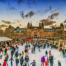 Amsterdam je o Vánocích kouzelný