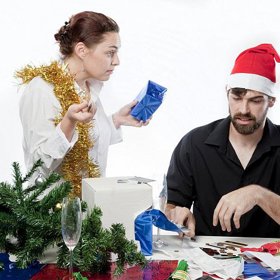 Někdy předvánoční stres rozhádá i partnery