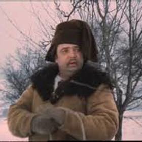 Vladimír Menšík v roli kočího.