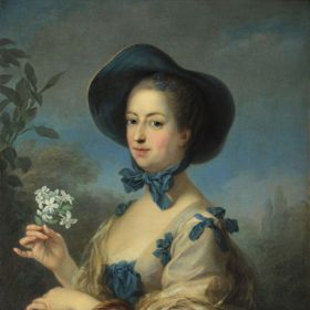 Jeanne-Antoinette Poisson, markýza de Pompadour byla v letech 1745–1750 milenkou krále Ludvíka XV.