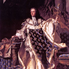 Ludvík XV. byl francouzský král z rodu Bourbonů a byl pravnukem „krále Slunce“ Ludvíka XIV.