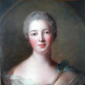 Markýza byla krásná jako obrázek.