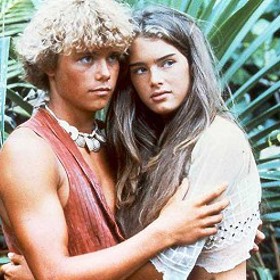 Krásná  Brooke Shields a Christopher Atkins.