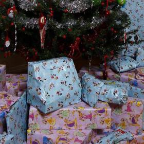 Copak se asi skrývá pod balicím papírem...