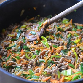 Mrkev s celozrnnou rýží může být chutná