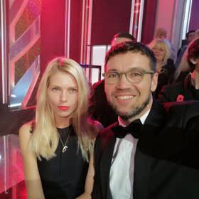 Lukáš Hejlík se svou krásnou partnerkou