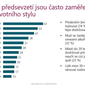 Dávají si lidé předsevzetí?