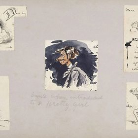 Už v Berlíně na škole začal přispívat svými karikaturami do různých deníků.