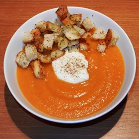 Krémová polévka je v zimě ideální.