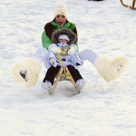 Andrea Verešová řádí pokaždé na sjezdovce s celou rodinou.