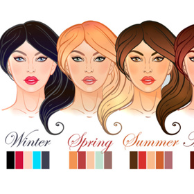 Odstín rtěnky podle typu osoby