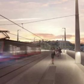 Most bude sloužit městské hromadné dopravě a pěším, auta na něj smět nebudou.