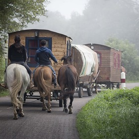 Dříve se jezdilo na koni a s povozem