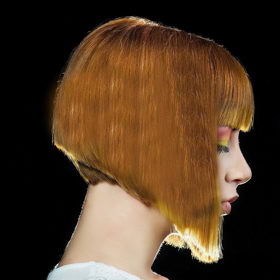 Mikádo jemným vlasům svědčí.