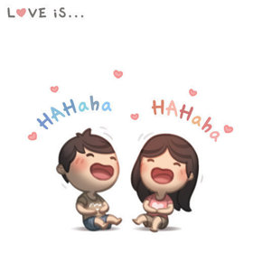 Láska je... když se spolu smějeme.