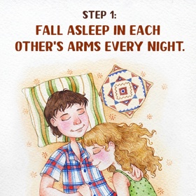 1. Usínejte každou noc spolu a držte se při tom za ruku.