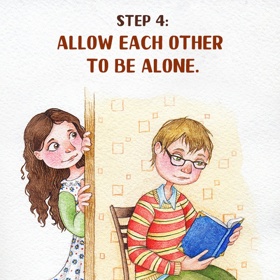 4. Dovolte si navzájem být občas sami.