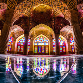 Nasír-ol Molk (Šíráz, Írán).