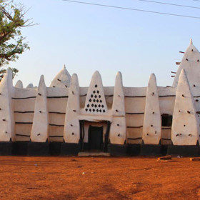Mešita Larabanga (Larabanga, Ghana).