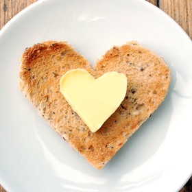 Hezký obrázek, že? S léčivými účinky margarínu na srdce to ale nemá co dělat.