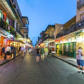 Ulice New Orleans (Louisiana).