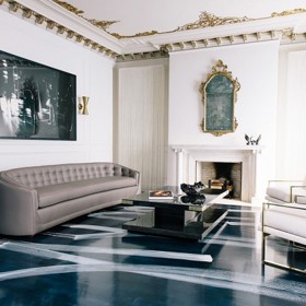 „Kultivovaný a kulturní“ – držte se neutrálních barev a přidejte pár zlatých prvků.