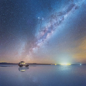 Ruský fotograf pořídil fantastické snímky Mléčné dráhy