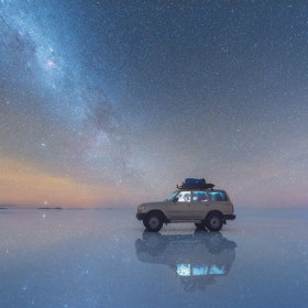 Ruský fotograf pořídil fantastické snímky Mléčné dráhy