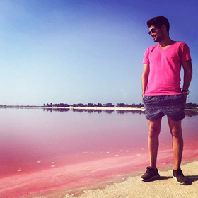 Laguna s růžovou vodou dobývá Instagram