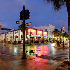 Key West, Spojené státy americké – město rumových barů.