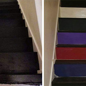 Podkladové barvy Pippa zvolila dle barevného ladění knižních obálek.