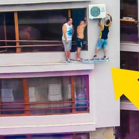 Podle všeho tento muž stojí pevně nohama na zemi, i když to tak nevypadá... Proč by do toho jinak šel?