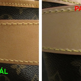 Stehy originálního kousku jsou vždy rovné, stejné a zahlazené.