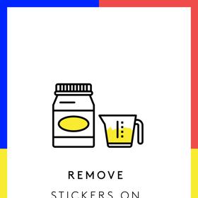 Samolepky nejdou dolů? Potřete je majonézou a nechte ji působit přes noc.