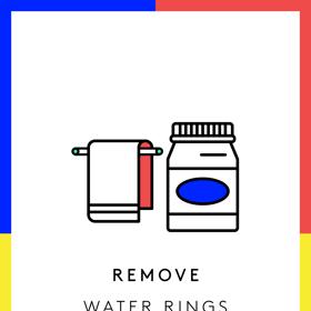 Zatočte se skvrnami od vody na dřevěných površích. Potřete je majonézou a povrch vyleštěte hadříkem.