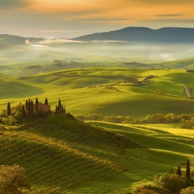 Toskánsko (Itálie).